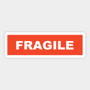 WARNING: FRAGILE Sticker